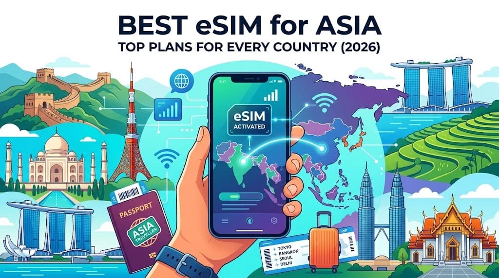 Best eSIM for Asia: Top Plans for Every Country (2026)
