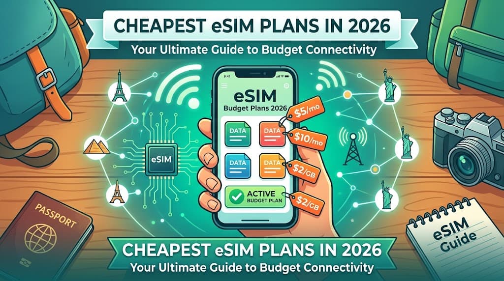 Cheapest eSIM Plans in 2026: Your Ultimate Guide to Budget Connectivity