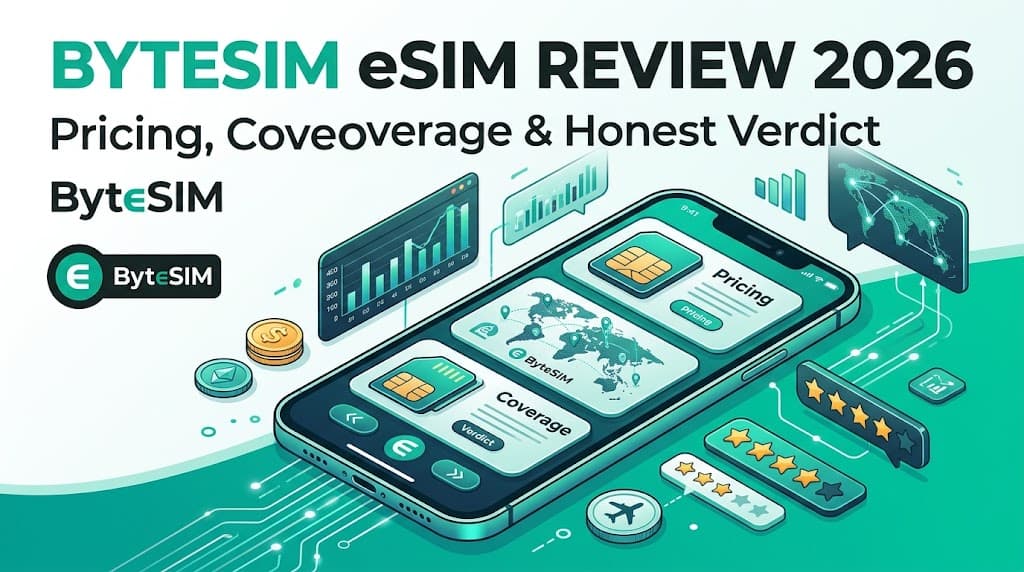 ByteSIM eSIM Review 2026: Pricing, Coverage & Honest Verdict
