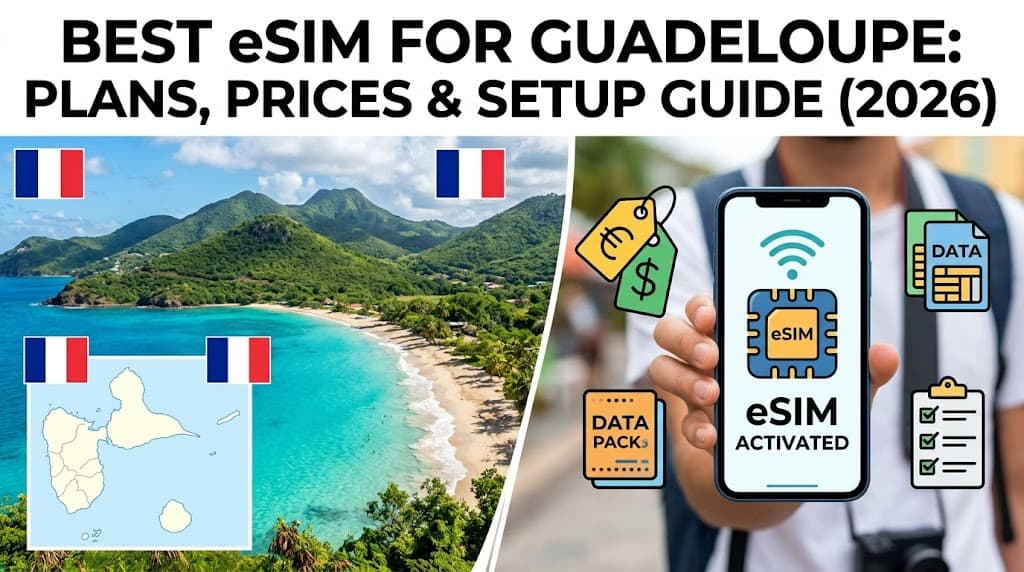 Best eSIM for Guadeloupe: Plans, Prices & Setup Guide (2026)