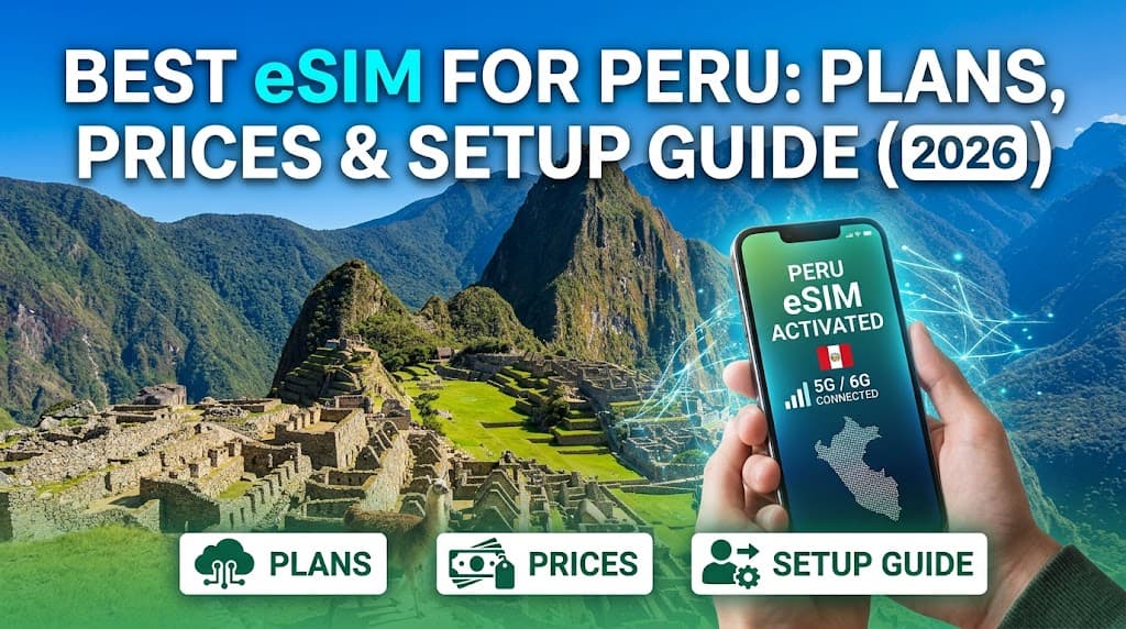 Best eSIM for Peru: Plans, Prices & Setup Guide (2026)