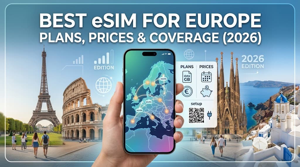 Best eSIM for Europe: Plans, Prices & Coverage (2026)