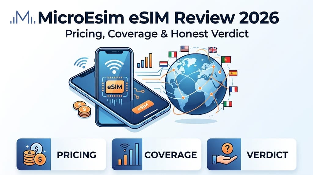MicroEsim eSIM Review 2026: Pricing, Coverage & Honest Verdict