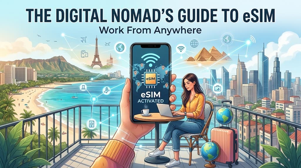 The Digital Nomad's Guide to eSIM: Work From Anywhere