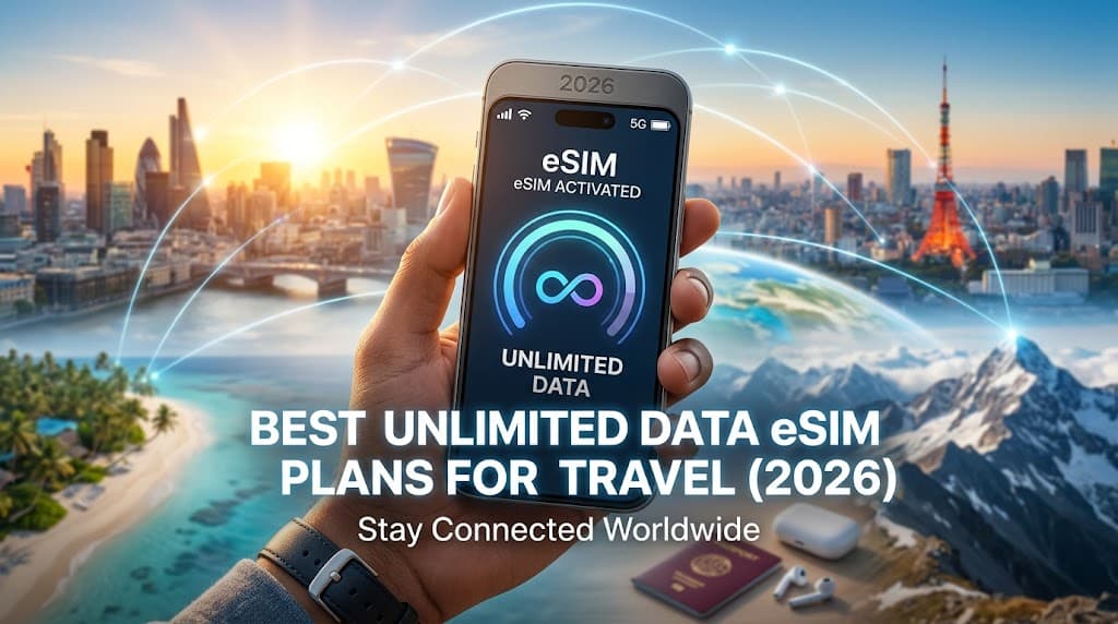 Best Unlimited Data eSIM Plans for Travel (2026)