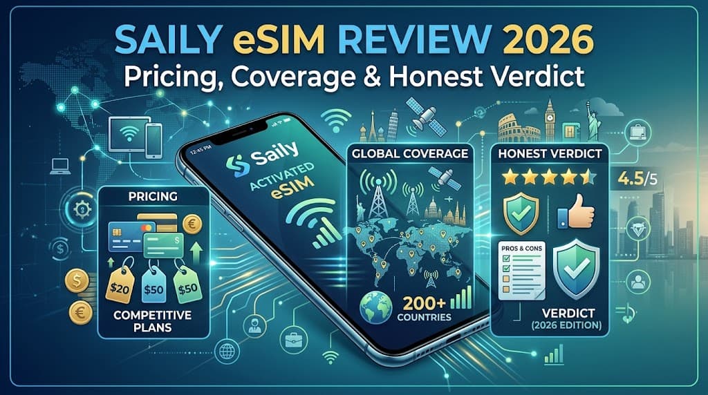 Saily eSIM Review 2026: Pricing, Coverage & Honest Verdict