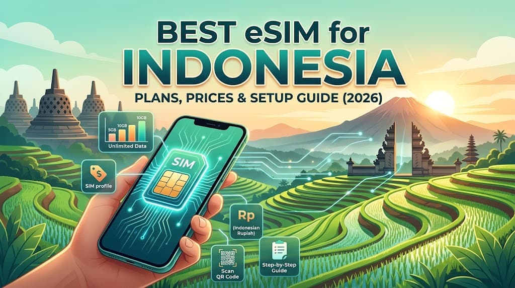 Best eSIM for Indonesia: Plans, Prices & Setup Guide (2026)
