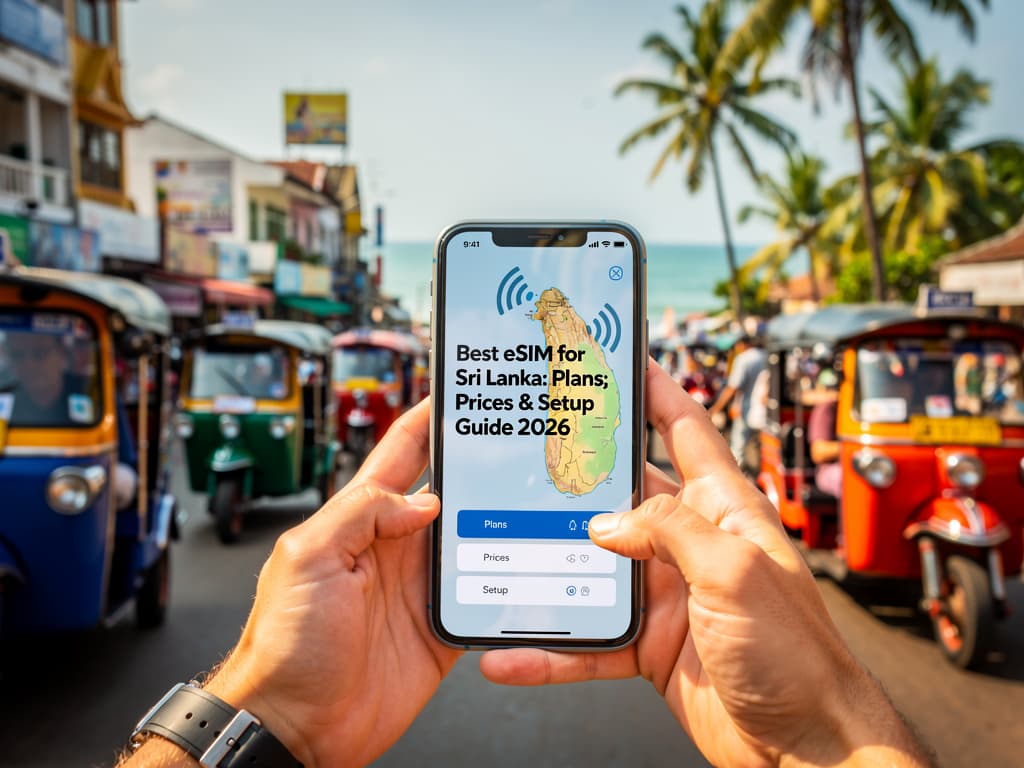 Best eSIM for Sri Lanka: Plans, Prices & Setup Guide (2026)