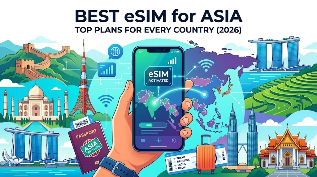 Best eSIM for Asia: Top Plans for Every Country (2026)