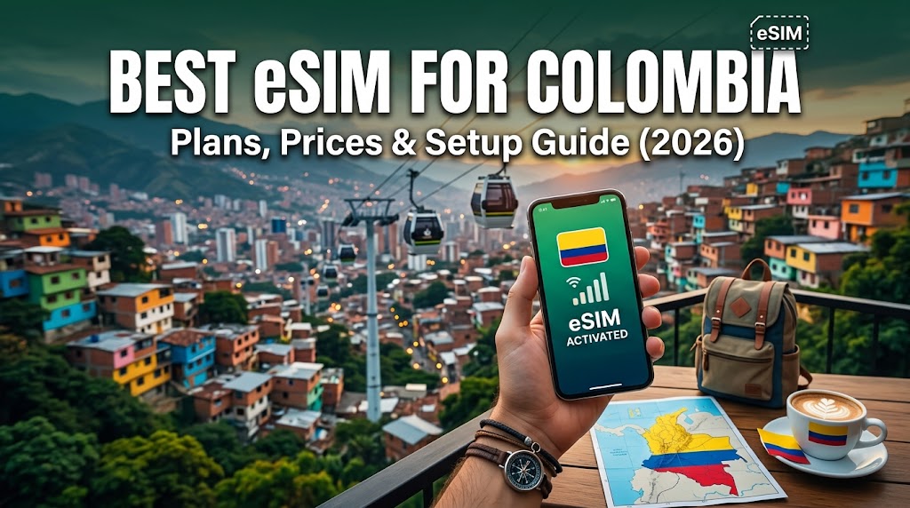Best eSIM for Colombia: Plans, Prices & Setup Guide (2026)