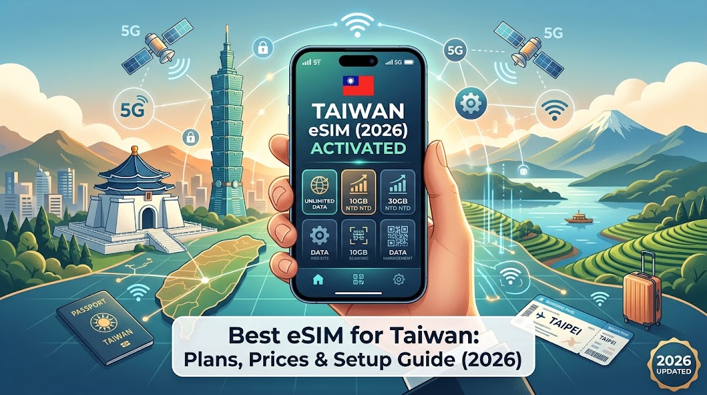 Best eSIM for Taiwan: Plans, Prices & Setup Guide (2026)