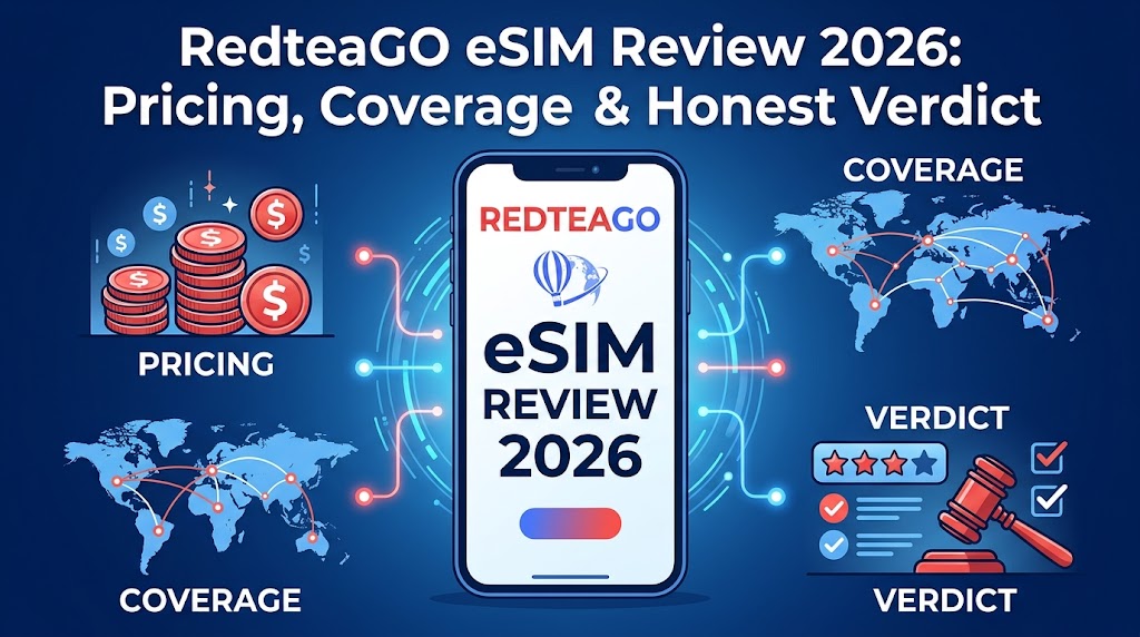 RedteaGO eSIM Review 2026: Pricing, Coverage & Honest Verdict
