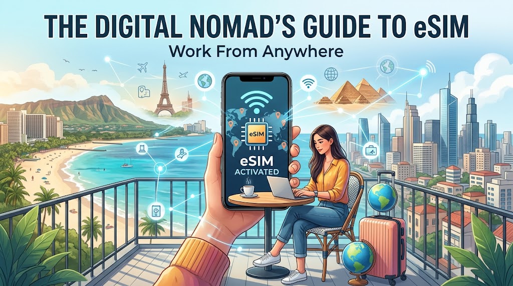 The Digital Nomad's Guide to eSIM: Work From Anywhere